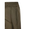 Pantalone Aspesi in Twill di Viscosa Lavato Militare